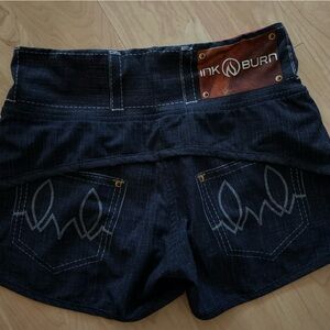 InknBurn “denim” running shorts - Size 2